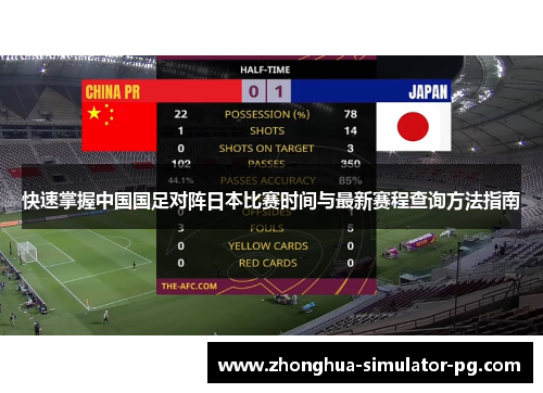 快速掌握中国国足对阵日本比赛时间与最新赛程查询方法指南 快速掌握中国国足对阵日本比赛时间与最新赛程查询方法指南
